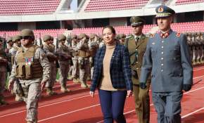 Regimiento Coquimbo toma juramento a la bandera a 246 soldados en La Serena