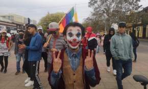 [FOTOS] Protesta a lo "Halloween": Los mejores disfraces de marcha pacífica en La Serena