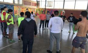 Jugadores de Coquimbo Unido comparten con jóvenes en proceso de reinserción social