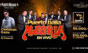 Grupo Alegría realizará concierto en Coquimbo: Te regalamos entradas 