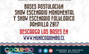 Pampilla de Coquimbo 2017: El fin de semana será el casting de artistas regionales