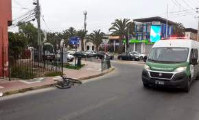 Ciclista muere tras ser atropellado por camioneta en La Serena