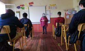 Colegios y liceos municipales de La Serena retornan a clases presenciales 