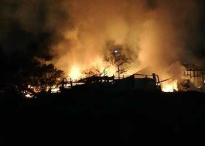 Incendio en Coquimbo deja a un fallecido: Aún no logran determinar su identidad.